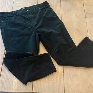 Well Worn Forest Green Straight Leg Pants